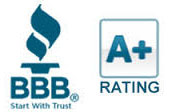 A+ rating from the Better Business Bureau